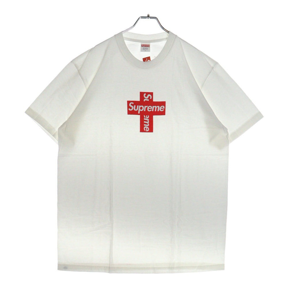 SUPREME(シュプリーム) 20AW Cross Box Logo Tee クロス ボックスロゴ クルーネック 半袖Tシャツ カットソー ホワイト