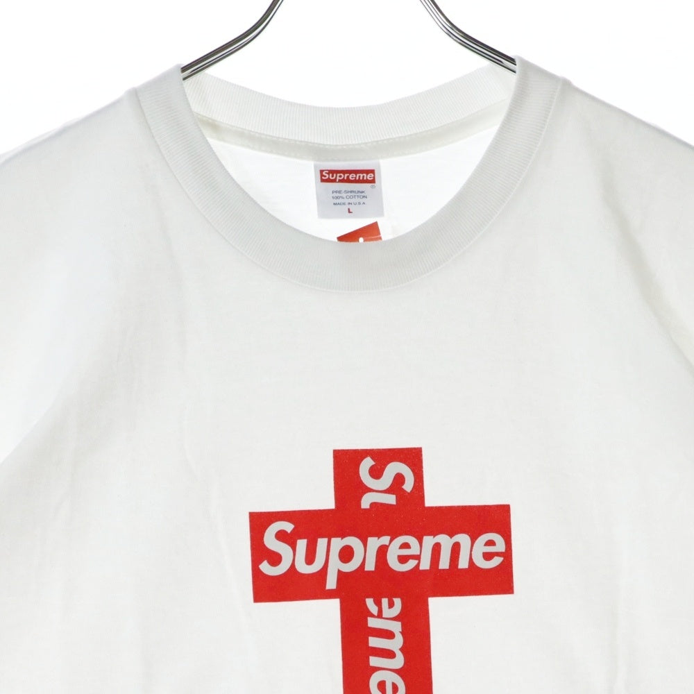 SUPREME(シュプリーム) 20AW Cross Box Logo Tee クロス ボックスロゴ クルーネック 半袖Tシャツ カットソー ホワイト