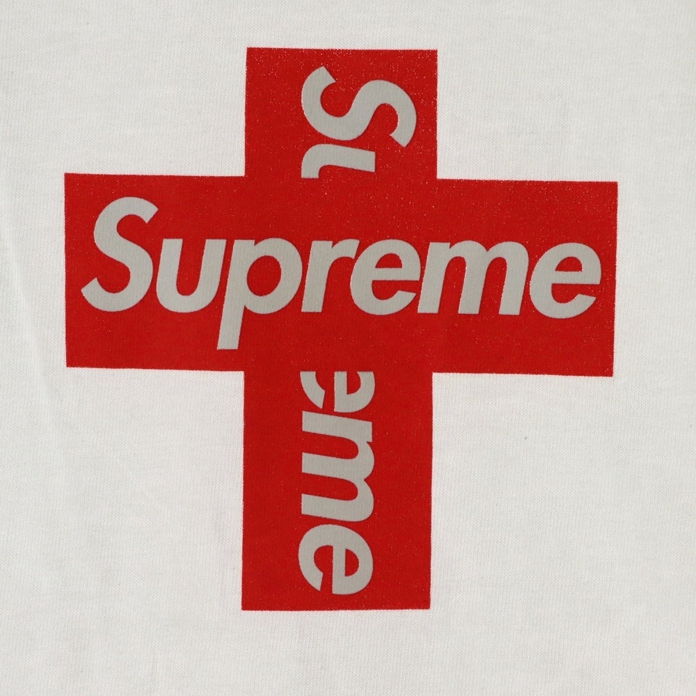 SUPREME(シュプリーム) 20AW Cross Box Logo Tee クロス ボックスロゴ クルーネック 半袖Tシャツ カットソー ホワイト
