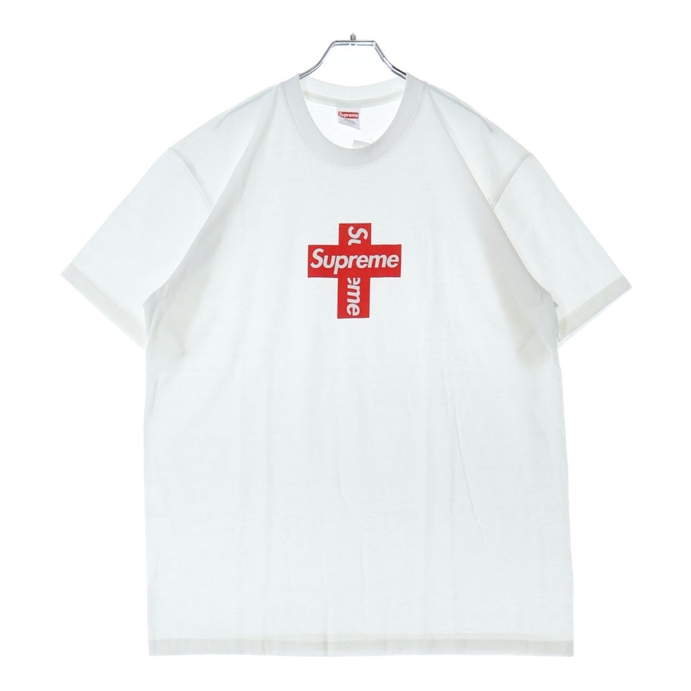 SUPREME(シュプリーム) 20AW Cross Box Logo Tee クロス ボックスロゴ クルーネック 半袖Tシャツ カットソー ホワイト