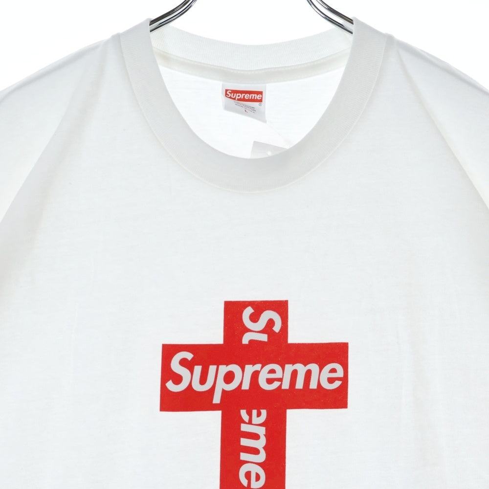 SUPREME(シュプリーム) 20AW Cross Box Logo Tee クロス ボックスロゴ クルーネック 半袖Tシャツ カットソー ホワイト