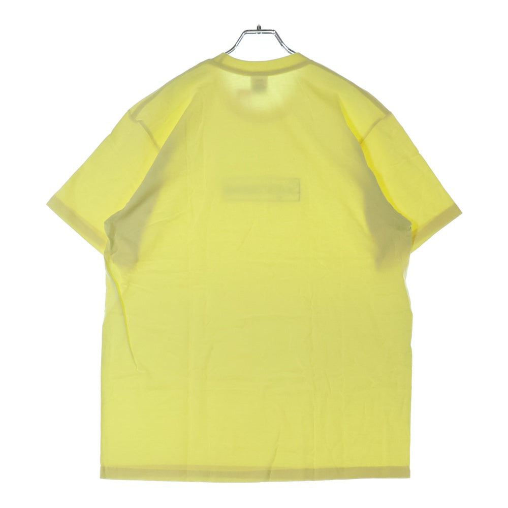 SUPREME(シュプリーム) 21SS×KAWS Chalk Logo Tee カウズ チョーク ボックスロゴ クルーネック 半袖Tシャツ カットソー イエロー