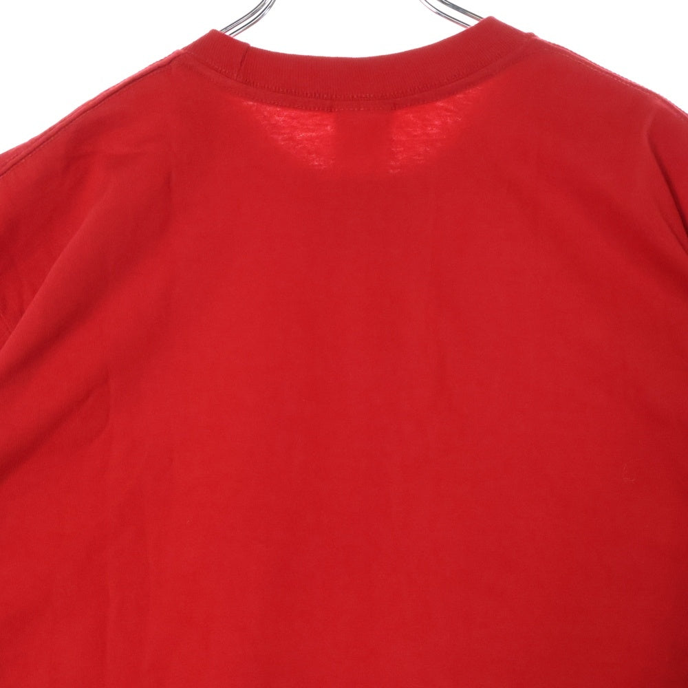 SUPREME(シュプリーム) 21SS×KAWS Chalk Logo Tee カウズ チョーク ボックスロゴ クルーネック 半袖Tシャツ カットソー レッド