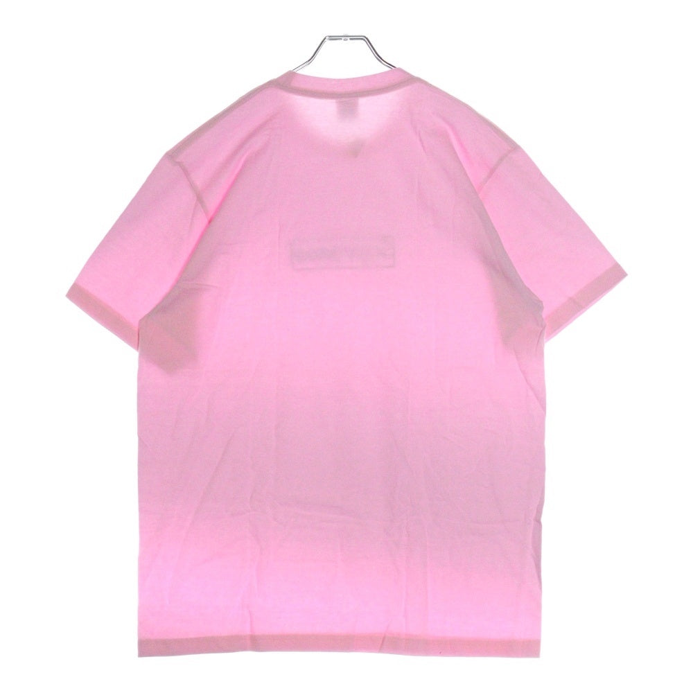SUPREME(シュプリーム) 21SS×KAWS Chalk Logo Tee カウズ チョーク ボックスロゴ クルーネック 半袖Tシャツ カットソー ピンク