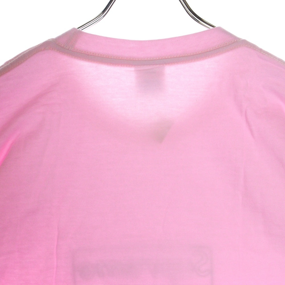 SUPREME(シュプリーム) 21SS×KAWS Chalk Logo Tee カウズ チョーク ボックスロゴ クルーネック 半袖Tシャツ カットソー ピンク