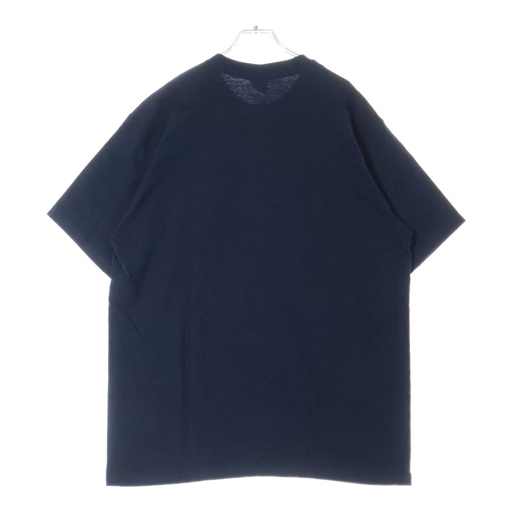 SUPREME(シュプリーム) 21SS×KAWS Chalk Logo Tee カウズ チョーク ボックスロゴ クルーネック 半袖Tシャツ カットソー ネイビー