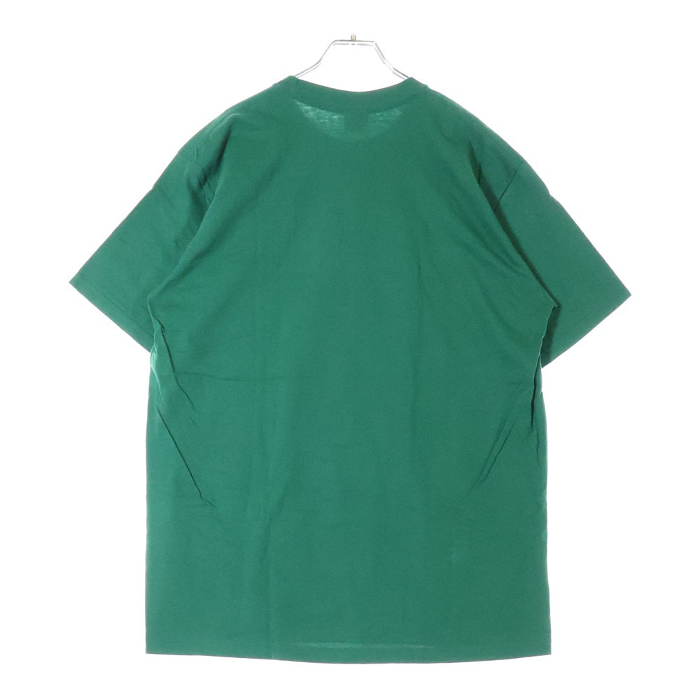 SUPREME(シュプリーム) 21SS×KAWS Chalk Logo Tee カウズ チョーク ボックスロゴ クルーネック 半袖Tシャツ カットソー グリーン