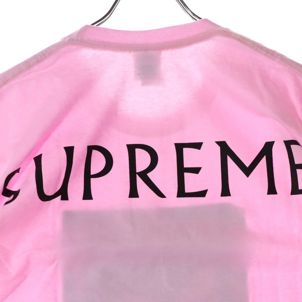 SUPREME(シュプリーム) 25SS Damien Hirst Tee ダミアンハースト プリント クルーネック 半袖Tシャツ カットソー ピンク