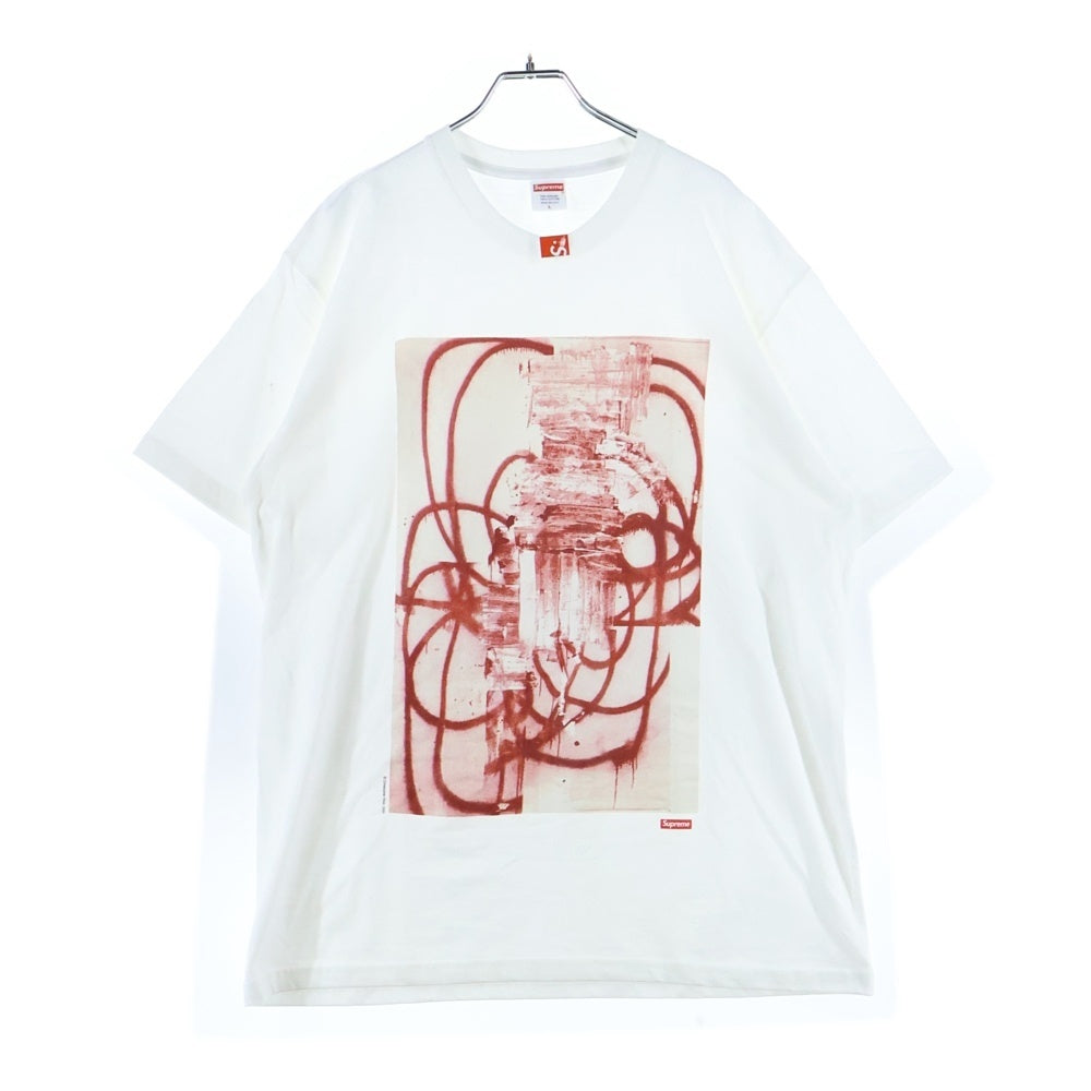 SUPREME(シュプリーム) 21AW Christopher Wool 2001 Tee クリストファー・ウール プリント クルーネック 半袖Tシャツ カットソー ホワイト
