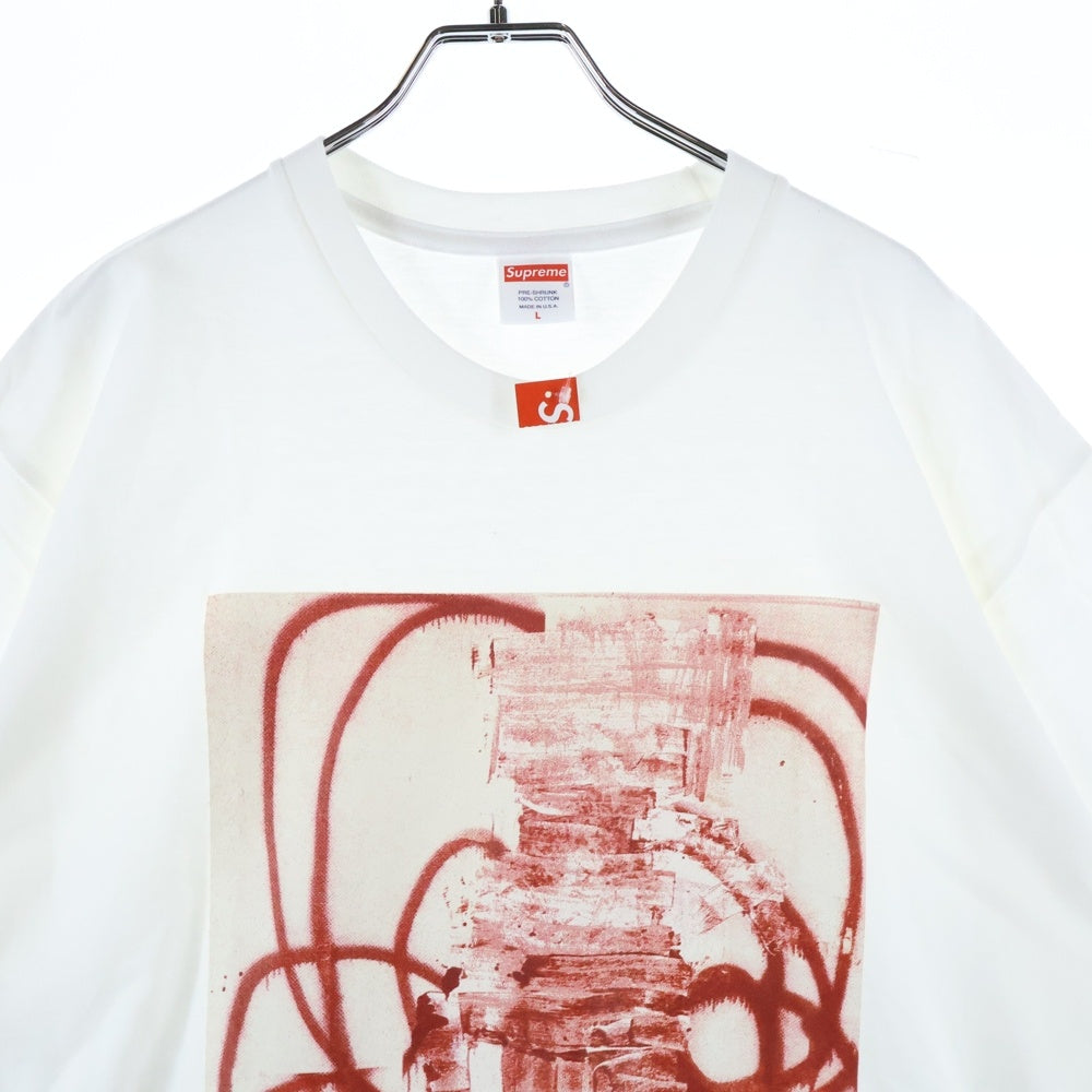 SUPREME(シュプリーム) 21AW Christopher Wool 2001 Tee クリストファー・ウール プリント クルーネック 半袖Tシャツ カットソー ホワイト