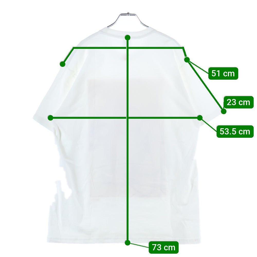 SUPREME(シュプリーム) 21AW Christopher Wool 2001 Tee クリストファー・ウール プリント クルーネック 半袖Tシャツ カットソー ホワイト