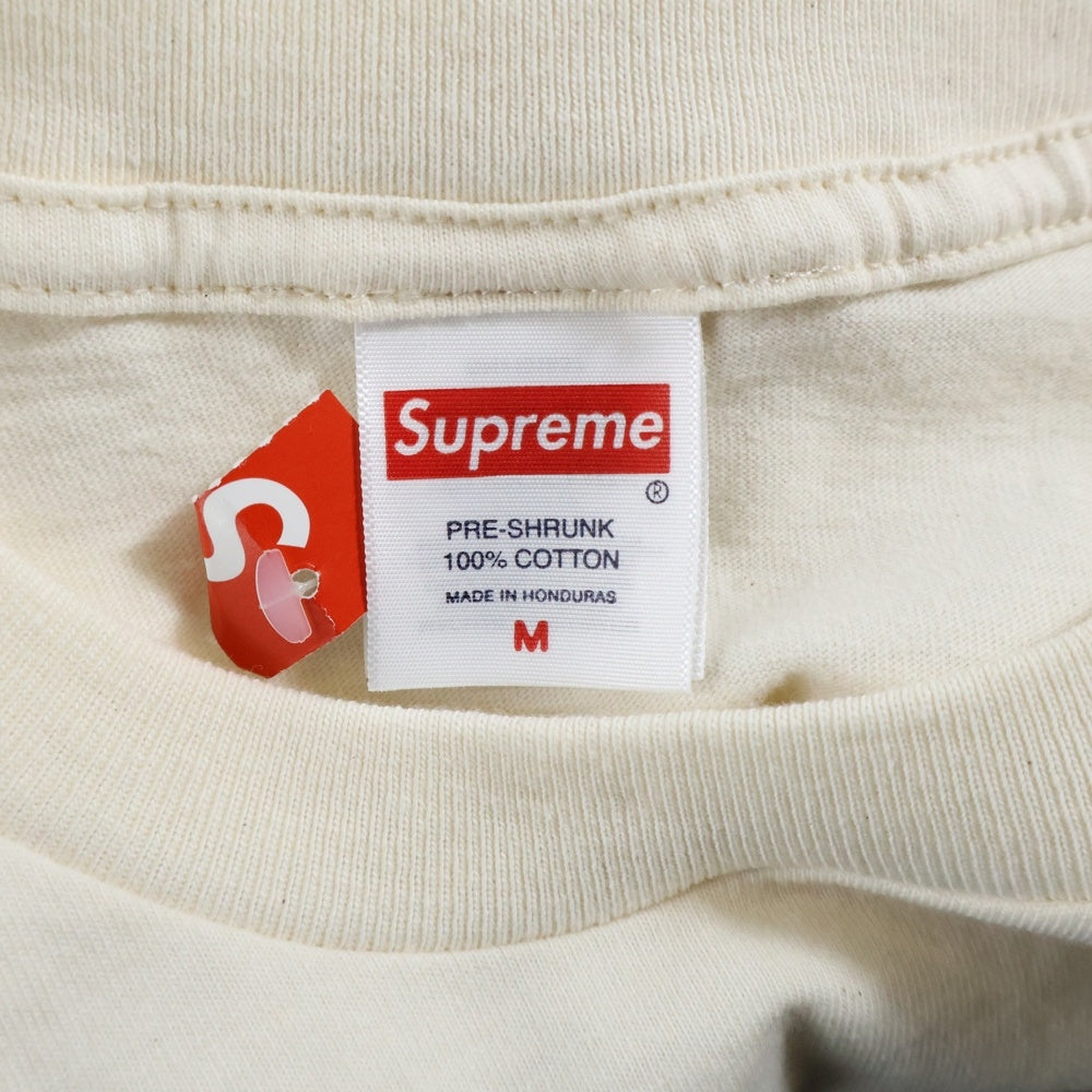 SUPREME(シュプリーム) 25SS Zoo York Transit Tee ズーヨーク トランジット プリント クルーネック 半袖Tシャツ カットソー クリーム