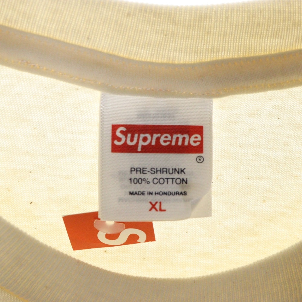 SUPREME(シュプリーム) 25SS Zoo York Transit Tee ズーヨーク トランジット プリント クルーネック 半袖Tシャツ カットソー クリーム