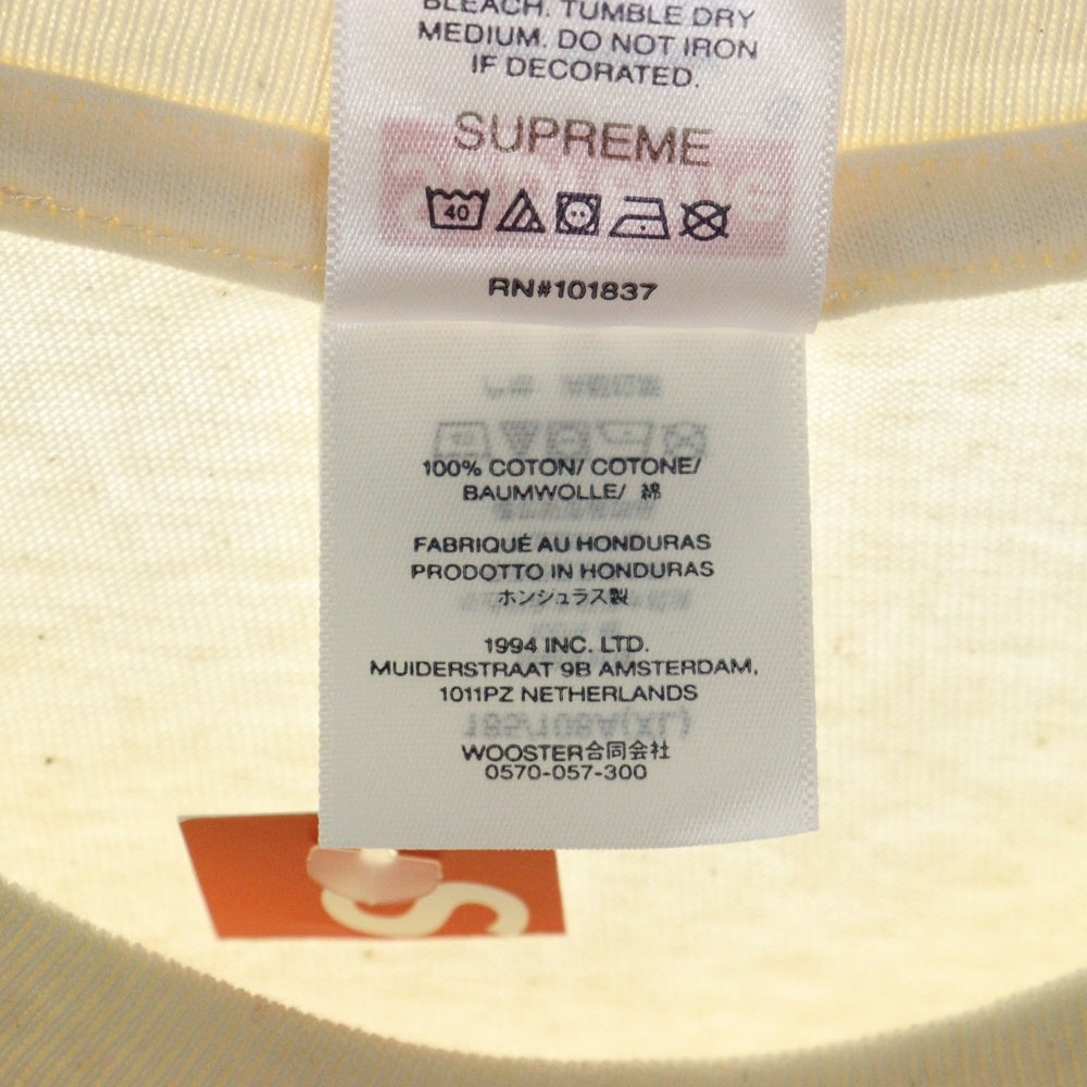 SUPREME(シュプリーム) 25SS Zoo York Transit Tee ズーヨーク トランジット プリント クルーネック 半袖Tシャツ カットソー クリーム