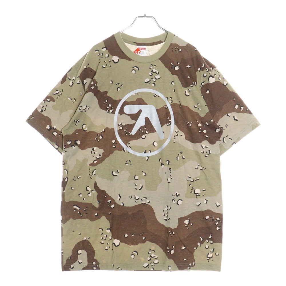 SUPREME(シュプリーム) 25SS Aphex Twin Ambient Works Tee エイフェックス ツイン アンビエントワークス プリント カモ 迷彩 クルーネック 半袖Tシャツ カットソー カーキ