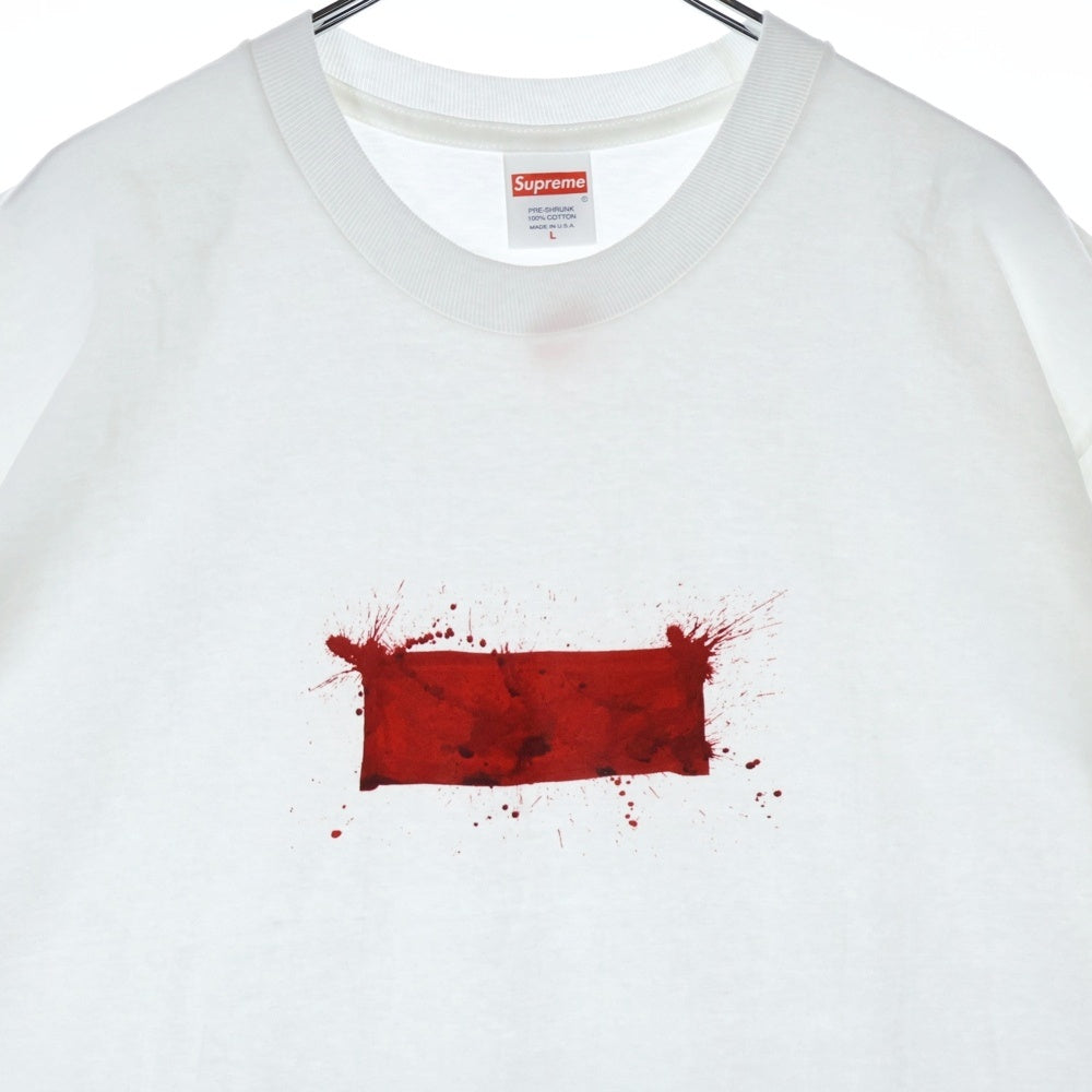 SUPREME(シュプリーム) 22SS Ralph Steadman Box Logo Tee ラルフステッドマン ボックスロゴ プリント 半袖Tシャツ カットソー ホワイト