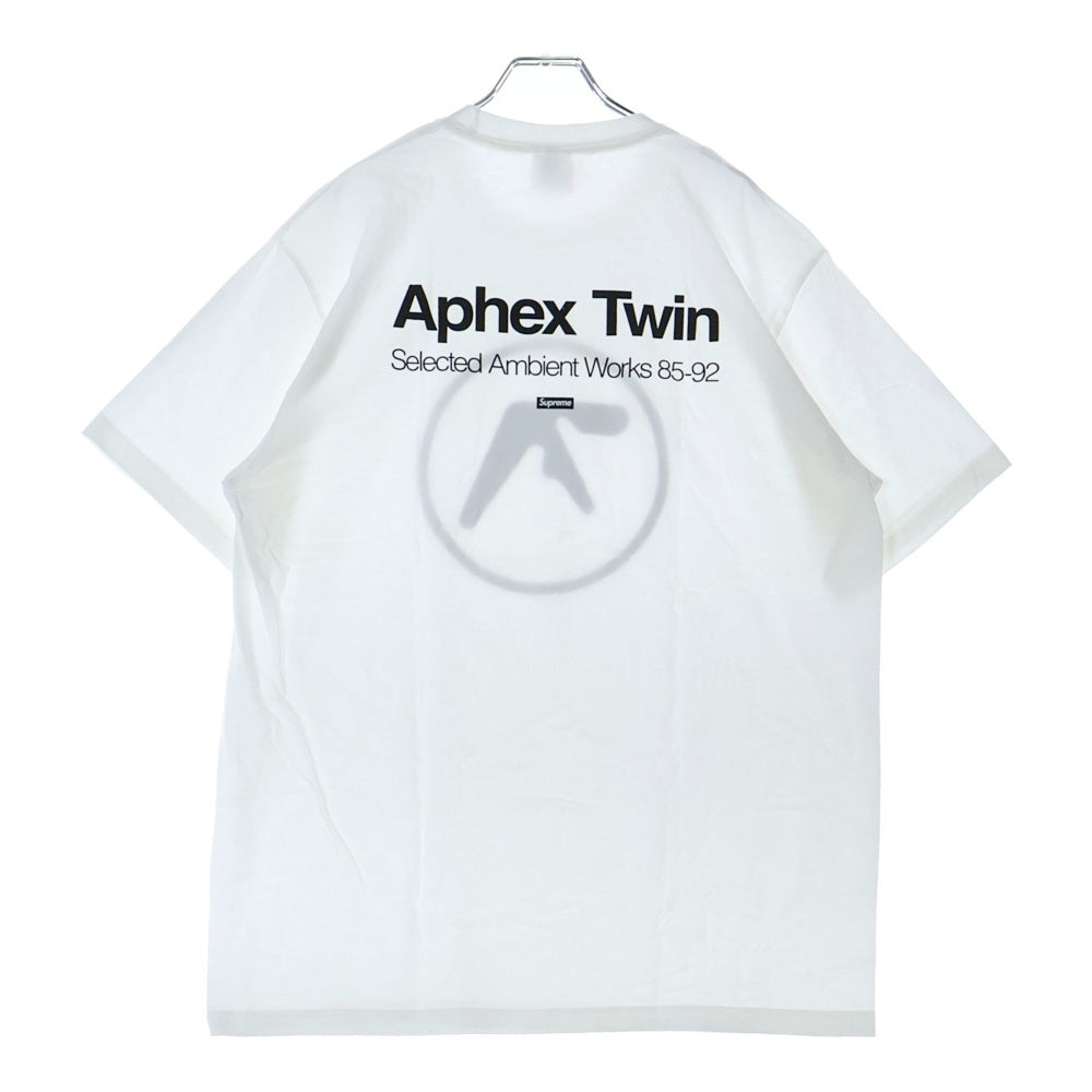 SUPREME(シュプリーム) 25SS Aphex Twin Ambient Works Tee エイフェックス ツイン アンビエントワークス プリント クルーネック 半袖Tシャツ カットソー ホワイト