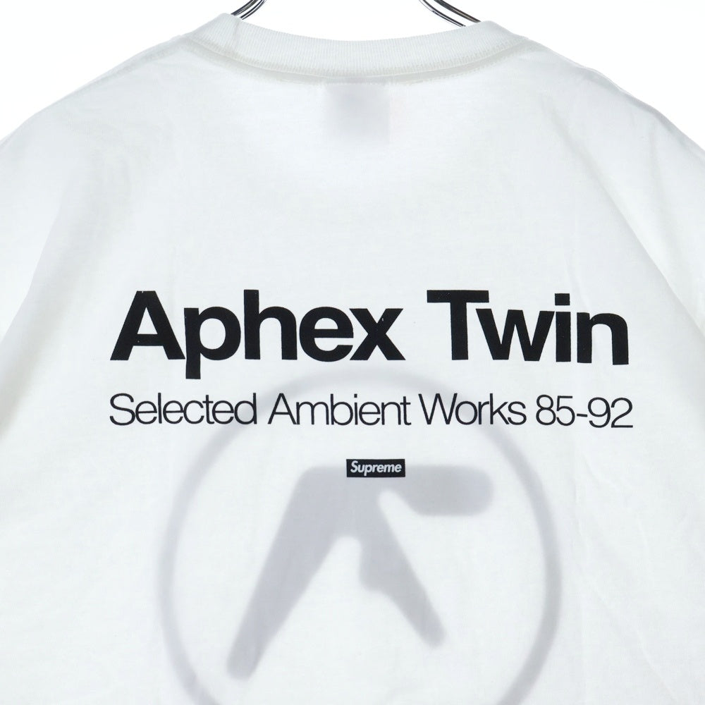SUPREME(シュプリーム) 25SS Aphex Twin Ambient Works Tee エイフェックス ツイン アンビエントワークス プリント クルーネック 半袖Tシャツ カットソー ホワイト