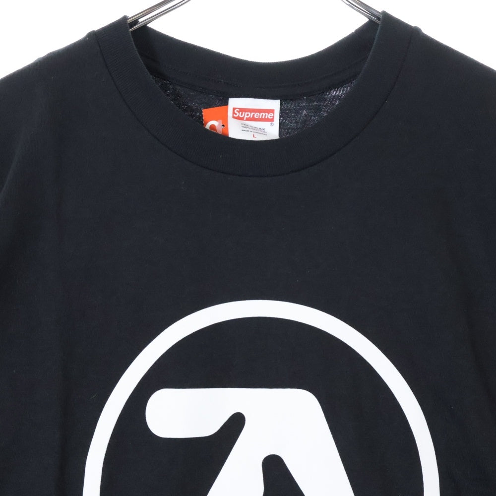 SUPREME(シュプリーム) 25SS Aphex Twin Ambient Works Tee エイフェックス ツイン アンビエントワークス プリント クルーネック 半袖Tシャツ カットソー ブラック