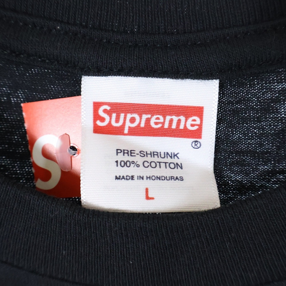 SUPREME(シュプリーム) 25SS Aphex Twin Ambient Works Tee エイフェックス ツイン アンビエントワークス プリント クルーネック 半袖Tシャツ カットソー ブラック
