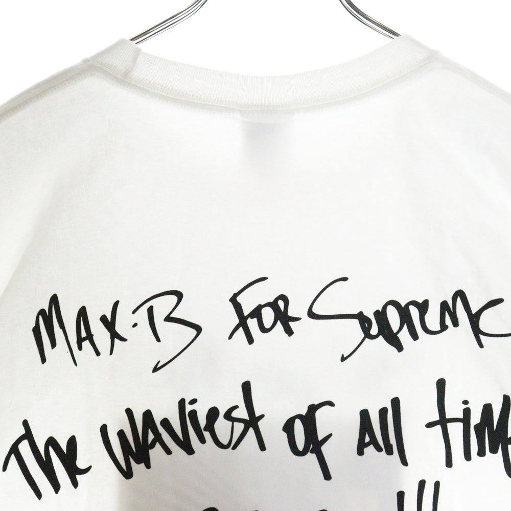 SUPREME(シュプリーム) 25SS Max B Tee マックスビー シーラブズミー フォトプリント クルーネック 半袖Tシャツ カットソー ホワイト