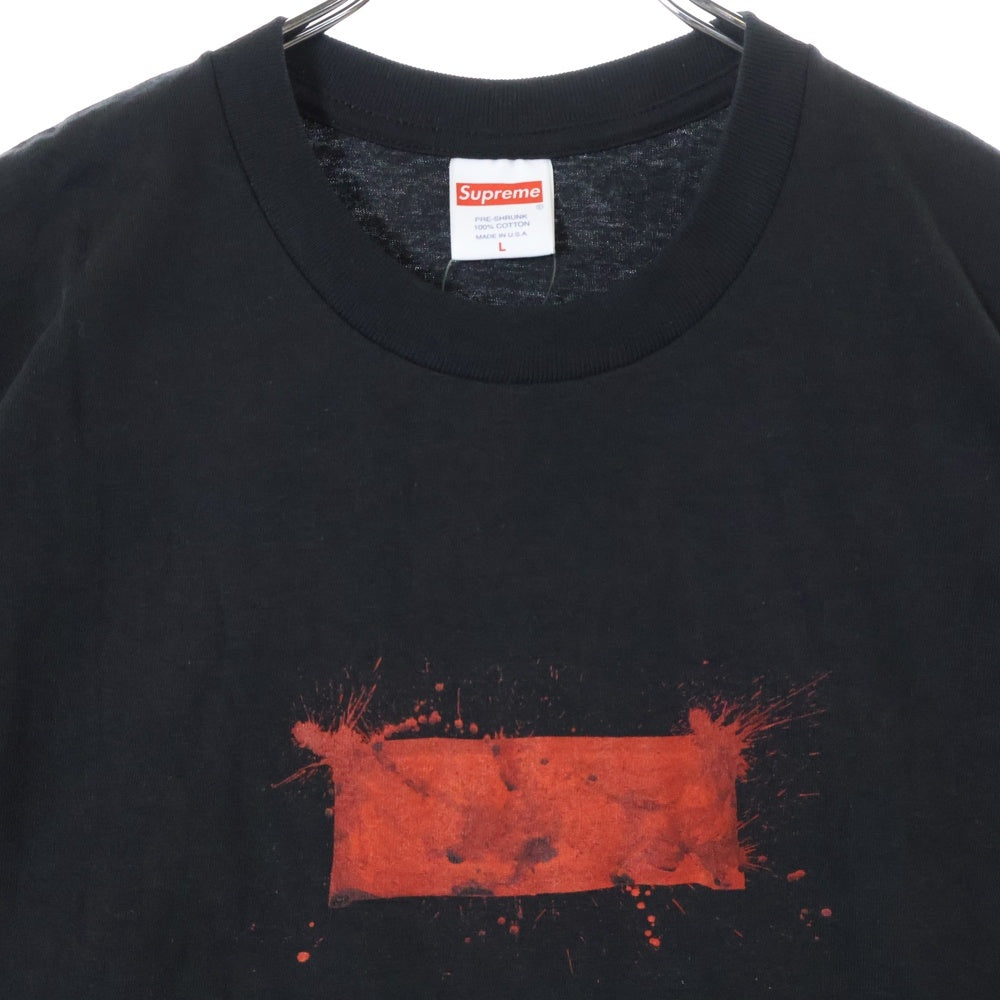 SUPREME(シュプリーム) 22SS Ralph Steadman Box Logo Tee ラルフステッドマン ボックスロゴ プリント 半袖Tシャツ カットソー ブラック