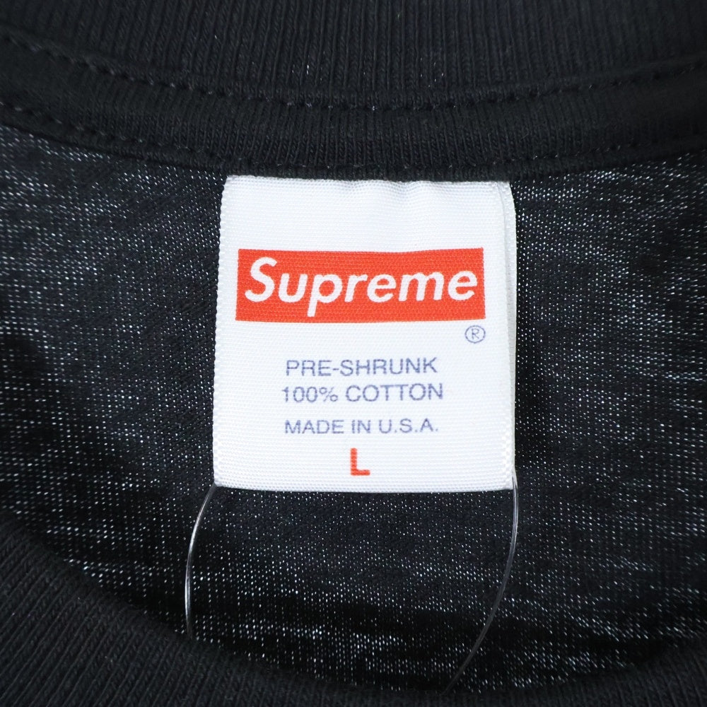 SUPREME(シュプリーム) 22SS Ralph Steadman Box Logo Tee ラルフステッドマン ボックスロゴ プリント 半袖Tシャツ カットソー ブラック