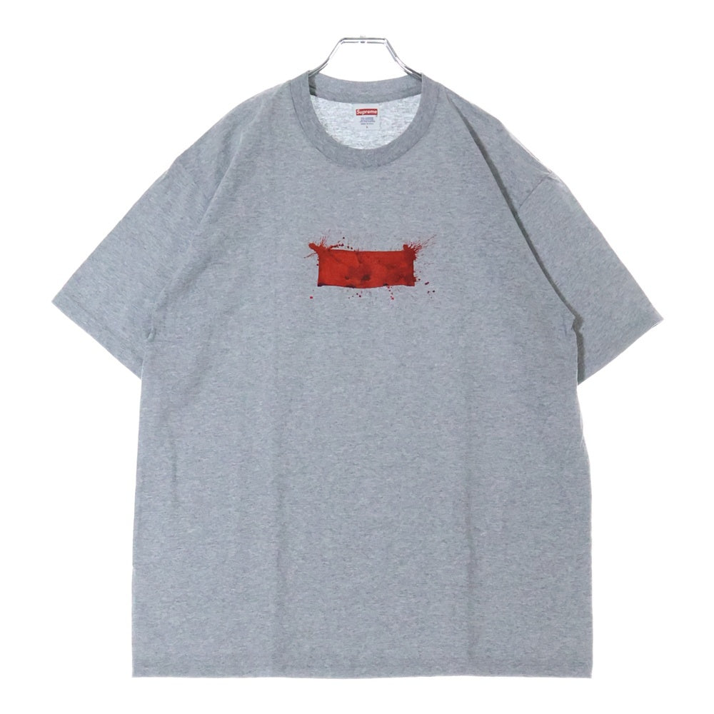 SUPREME(シュプリーム) 22SS Ralph Steadman Box Logo Tee ラルフステッドマン ボックスロゴ プリント 半袖Tシャツ カットソー グレー