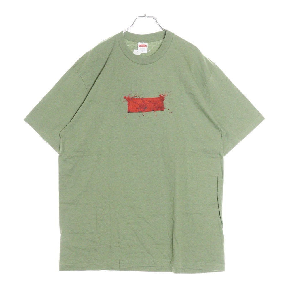 SUPREME(シュプリーム) 22SS Ralph Steadman Box Logo Tee ラルフステッドマン ボックスロゴ プリント 半袖Tシャツ カットソー グリーン