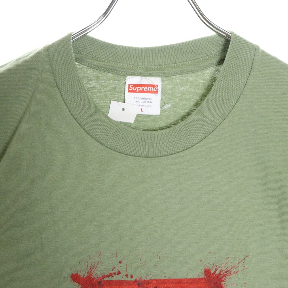 SUPREME(シュプリーム) 22SS Ralph Steadman Box Logo Tee ラルフステッドマン ボックスロゴ プリント 半袖Tシャツ カットソー グリーン