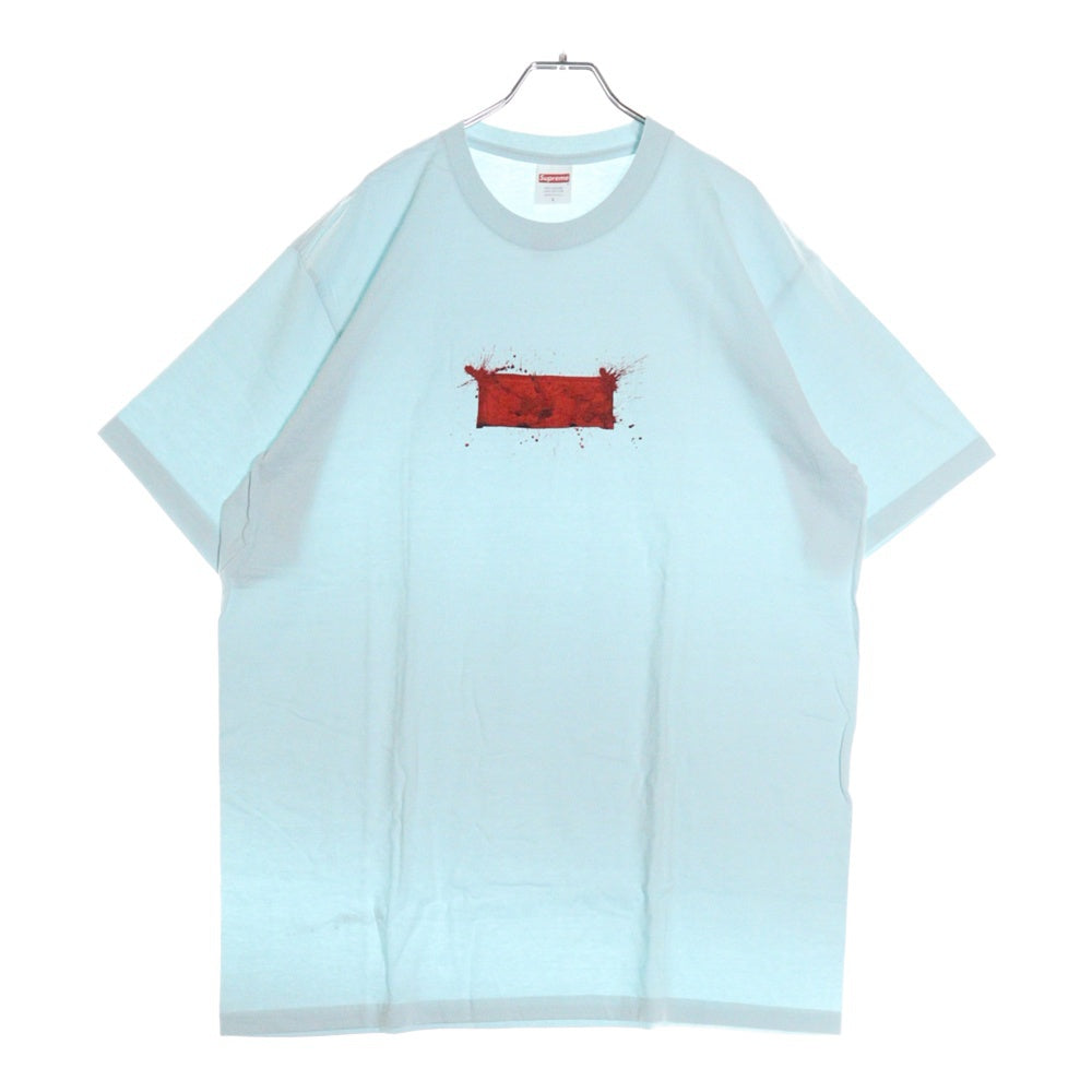 SUPREME(シュプリーム) 22SS Ralph Steadman Box Logo Tee ラルフステッドマン ボックスロゴ プリント 半袖Tシャツ カットソー ライトブルー