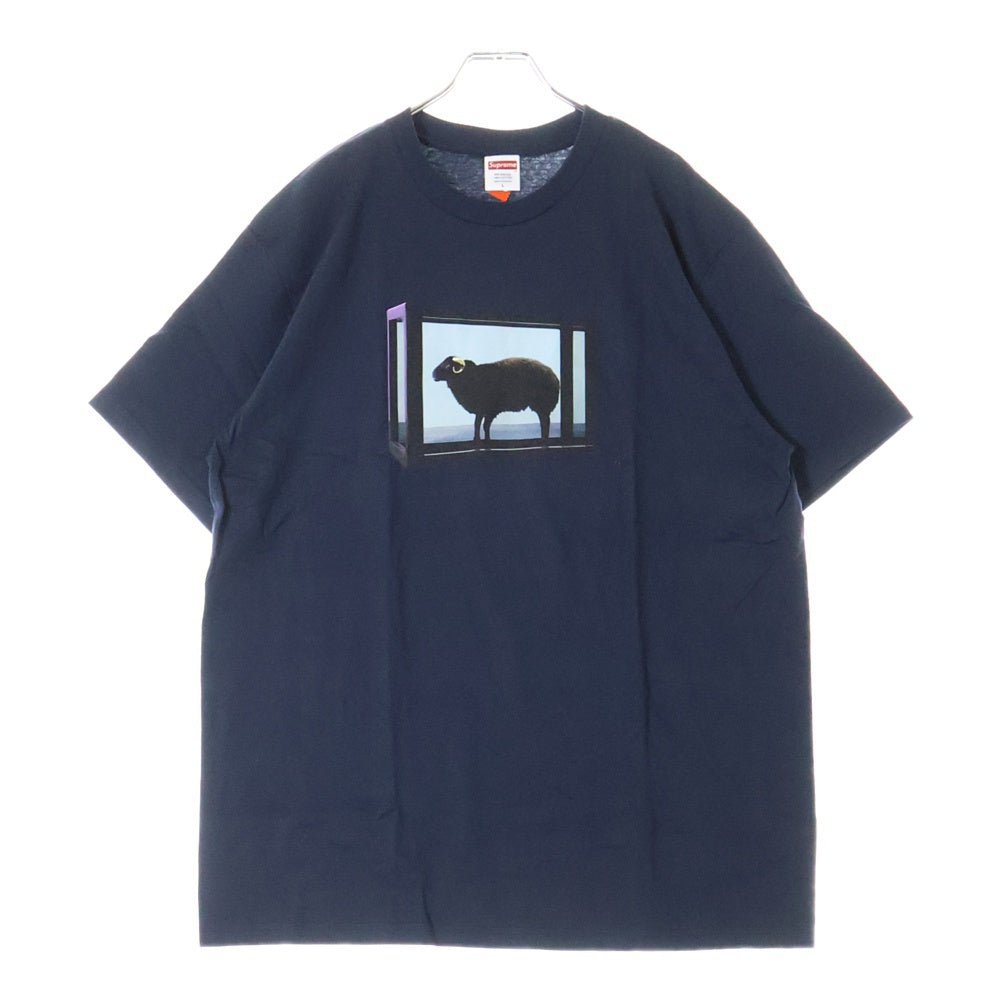 SUPREME(シュプリーム) 25SS Damien Hirst Tee ダミアンハースト プリント クルーネック 半袖Tシャツ カットソー ネイビー
