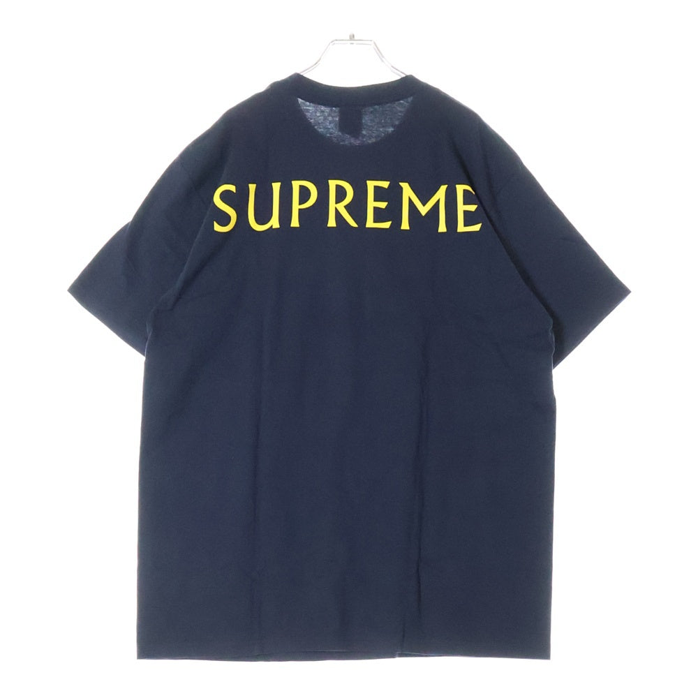 SUPREME(シュプリーム) 25SS Damien Hirst Tee ダミアンハースト プリント クルーネック 半袖Tシャツ カットソー ネイビー