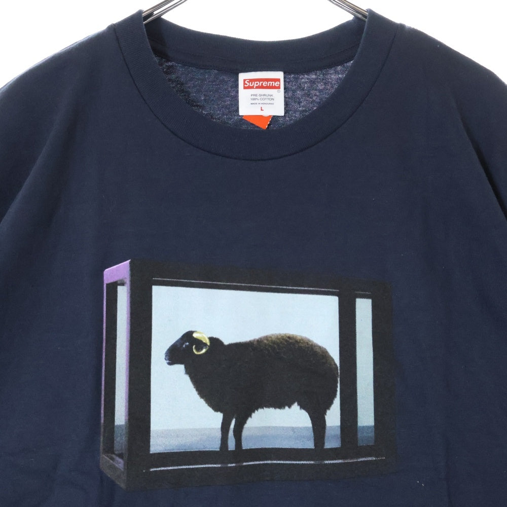 SUPREME(シュプリーム) 25SS Damien Hirst Tee ダミアンハースト プリント クルーネック 半袖Tシャツ カットソー ネイビー