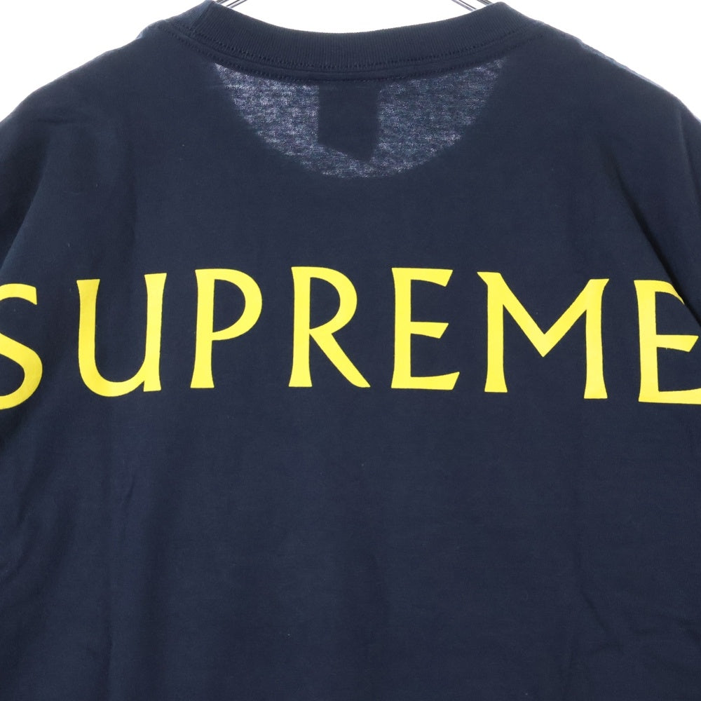 SUPREME(シュプリーム) 25SS Damien Hirst Tee ダミアンハースト プリント クルーネック 半袖Tシャツ カットソー ネイビー