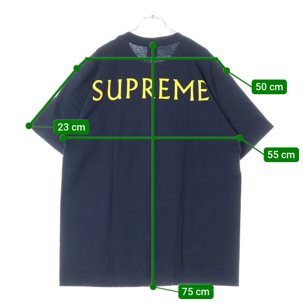 SUPREME(シュプリーム) 25SS Damien Hirst Tee ダミアンハースト プリント クルーネック 半袖Tシャツ カットソー ネイビー
