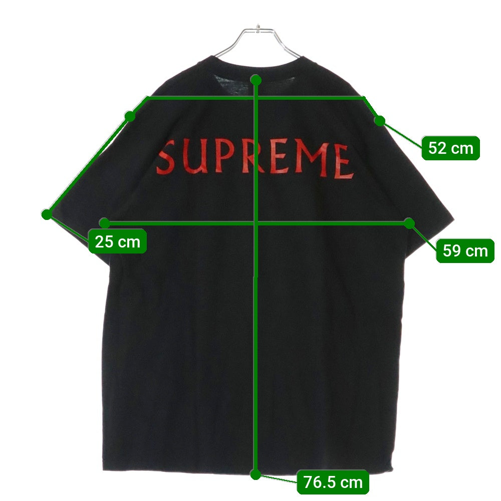 SUPREME(シュプリーム) 25SS Damien Hirst Tee ダミアンハースト プリント クルーネック 半袖Tシャツ カットソー ブラック