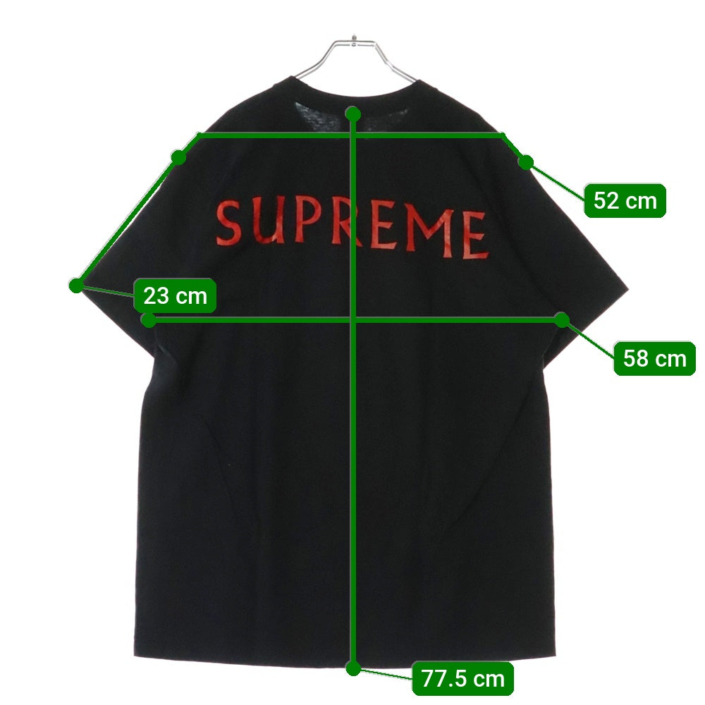 SUPREME(シュプリーム) 25SS Damien Hirst Tee ダミアンハースト プリント クルーネック 半袖Tシャツ カットソー ブラック