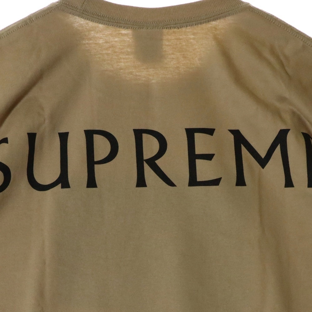 SUPREME(シュプリーム) 25SS Damien Hirst Tee ダミアンハースト プリント クルーネック 半袖Tシャツ カットソー ベージュ