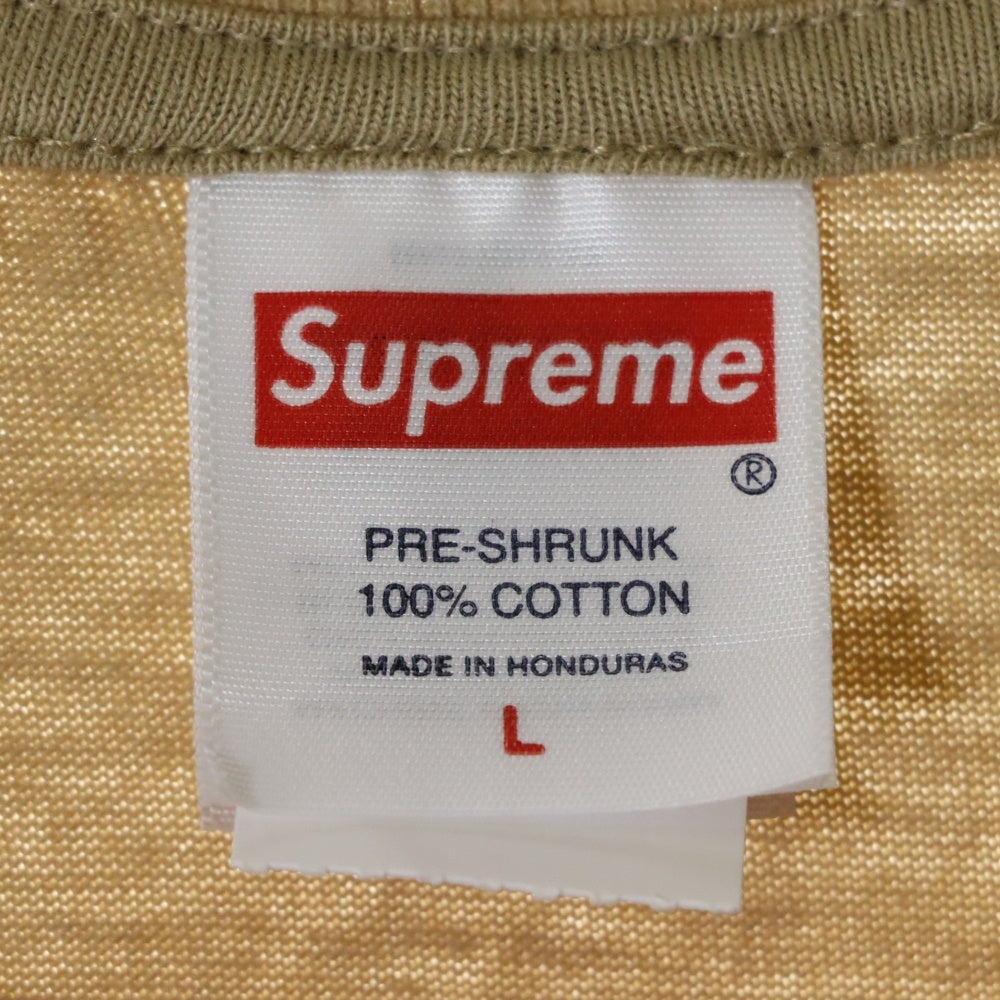 SUPREME(シュプリーム) 25SS Damien Hirst Tee ダミアンハースト プリント クルーネック 半袖Tシャツ カットソー ベージュ