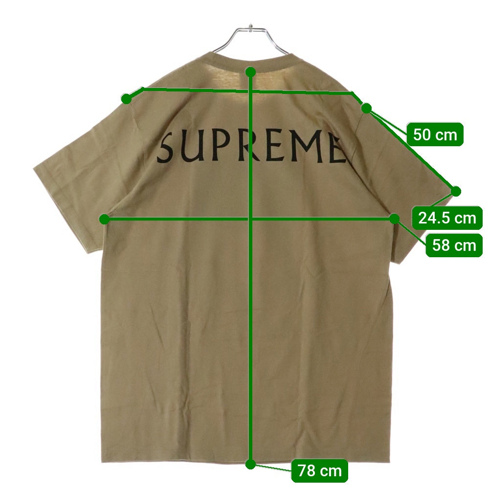 SUPREME(シュプリーム) 25SS Damien Hirst Tee ダミアンハースト プリント クルーネック 半袖Tシャツ カットソー ベージュ