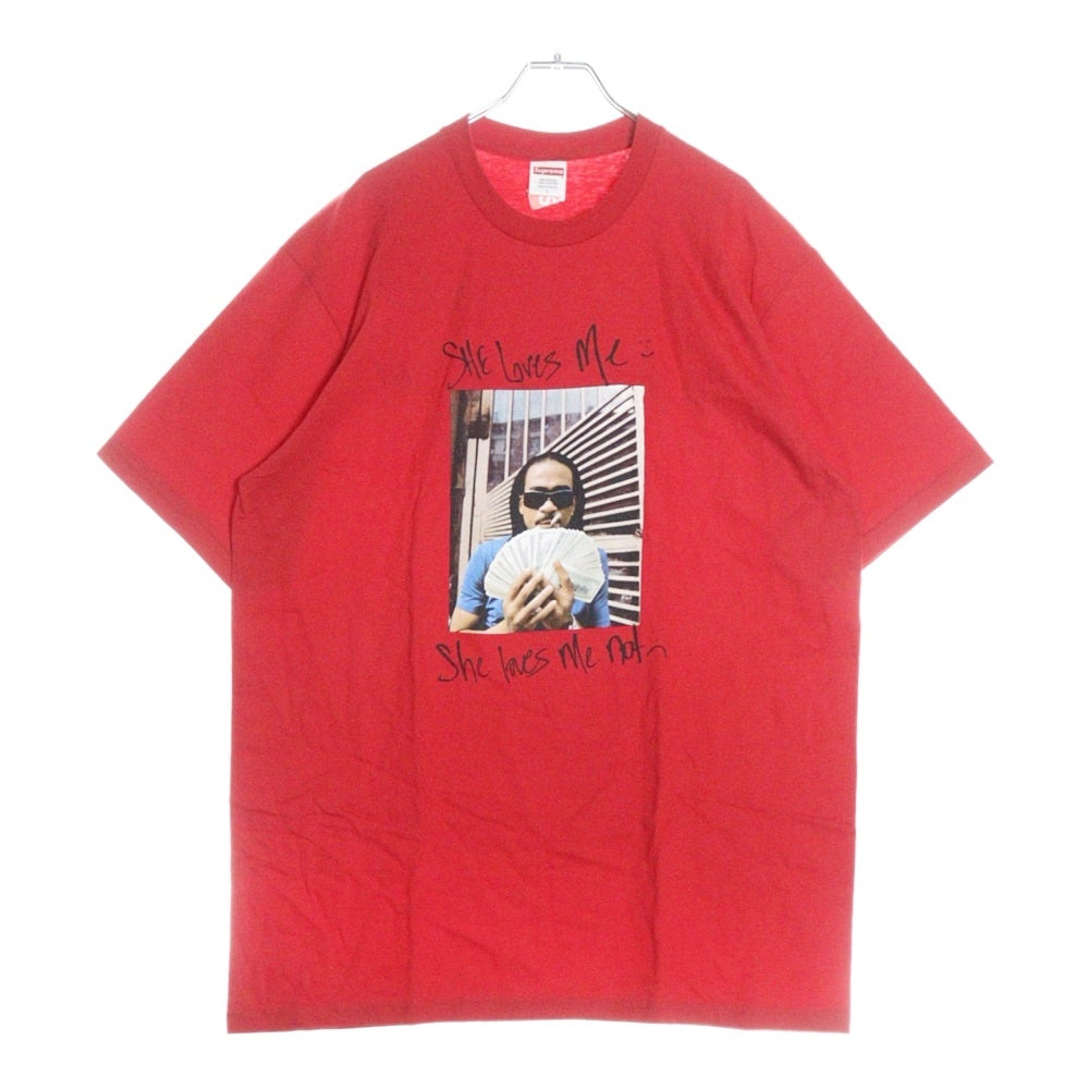 SUPREME(シュプリーム) 25SS Max B Tee マックスビー シーラブズミー フォトプリント クルーネック 半袖Tシャツ カットソー レッド