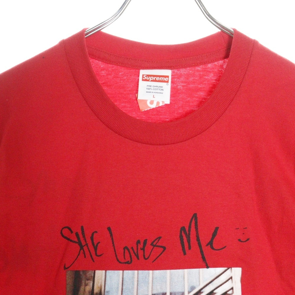 SUPREME(シュプリーム) 25SS Max B Tee マックスビー シーラブズミー フォトプリント クルーネック 半袖Tシャツ カットソー レッド