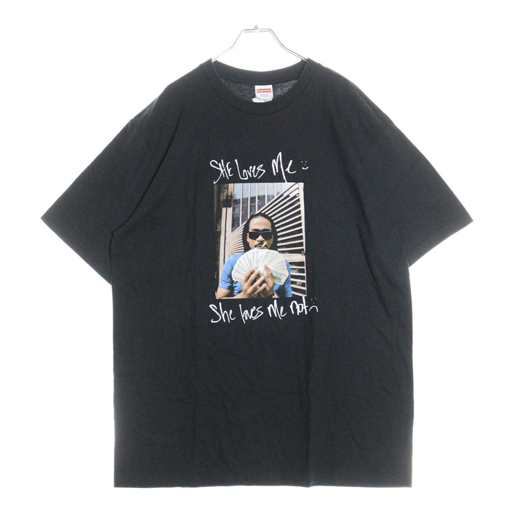 SUPREME(シュプリーム) 25SS Max B Tee マックスビー シーラブズミー フォトプリント クルーネック 半袖Tシャツ カットソー ブラック