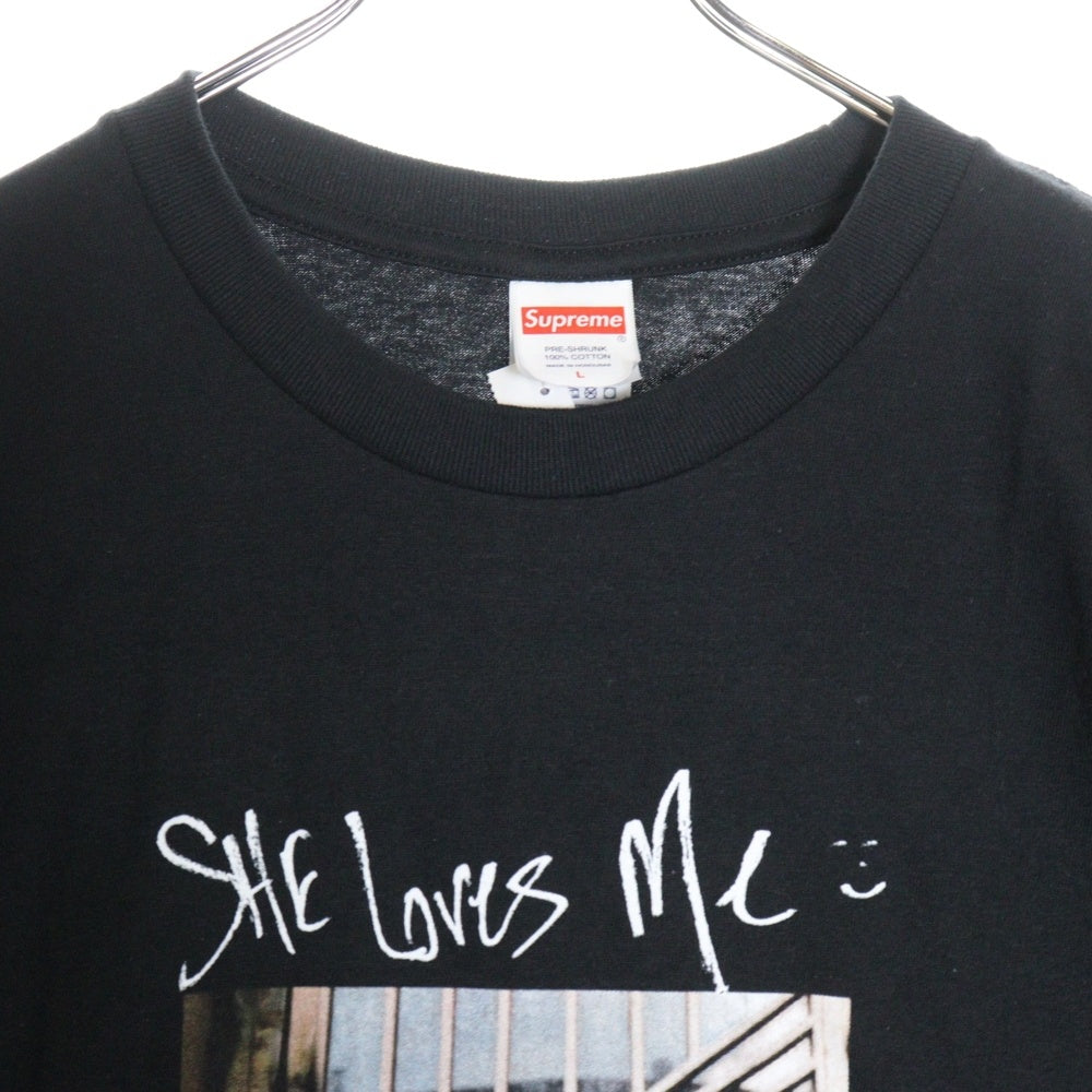 SUPREME(シュプリーム) 25SS Max B Tee マックスビー シーラブズミー フォトプリント クルーネック 半袖Tシャツ カットソー ブラック