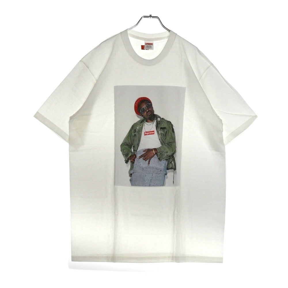 SUPREME(シュプリーム) 22AW Andre 3000 Tee アンドレ 3000 プリント クルーネック 半袖Tシャツ カットソー ホワイト