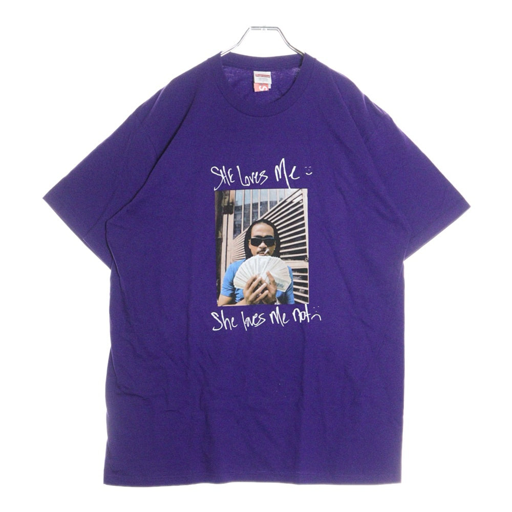 SUPREME(シュプリーム) 25SS Max B Tee マックスビー シーラブズミー フォトプリント クルーネック 半袖Tシャツ カットソー パープル
