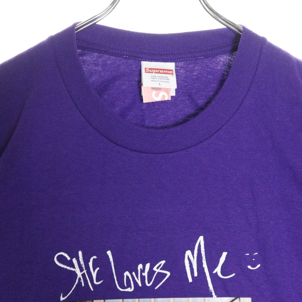 SUPREME(シュプリーム) 25SS Max B Tee マックスビー シーラブズミー フォトプリント クルーネック 半袖Tシャツ カットソー パープル