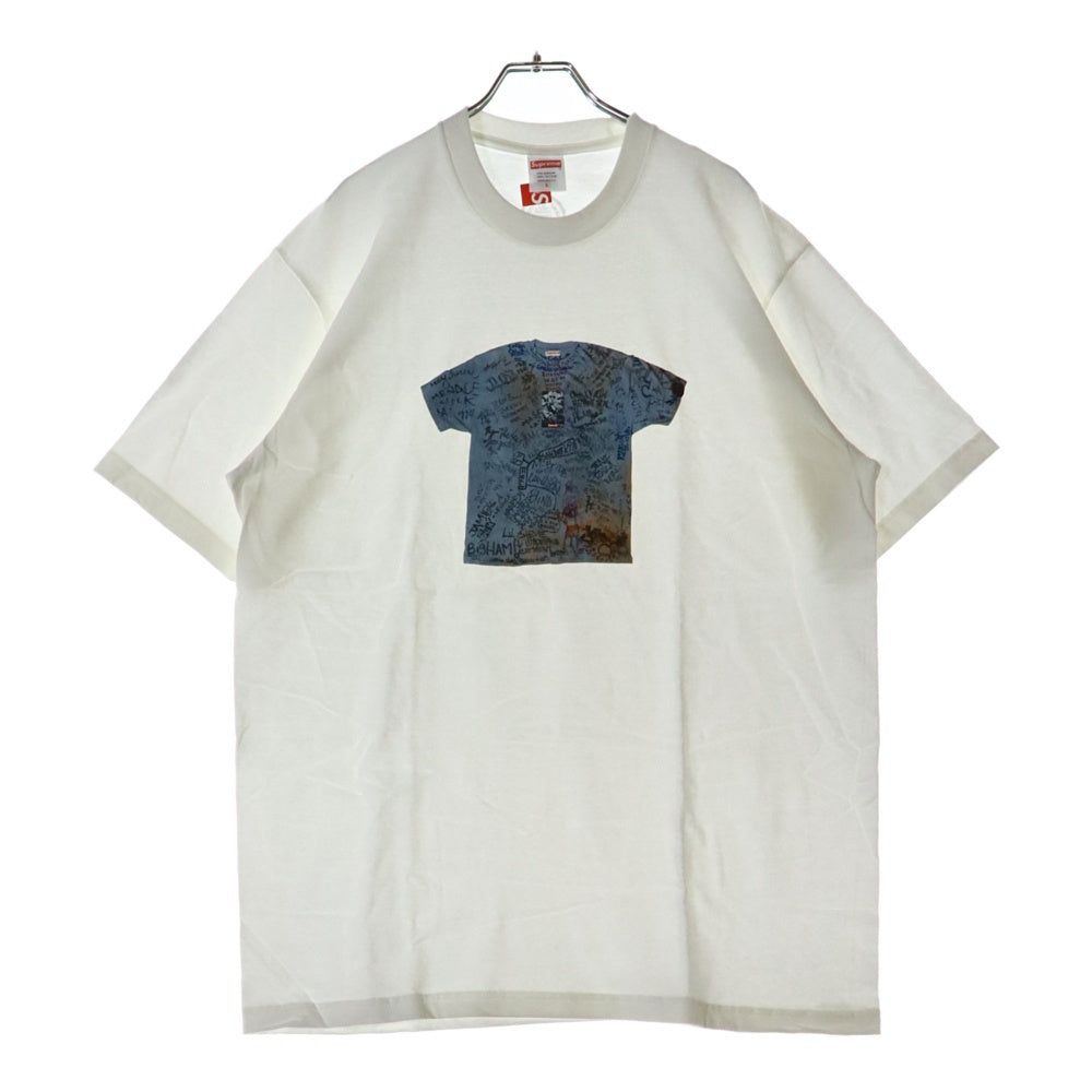 SUPREME(シュプリーム) 24SS 30th Anniversary First Tee 30周年 アニバーサリー ファースト プリント クルーネック 半袖Tシャツ カットソー ホワイト