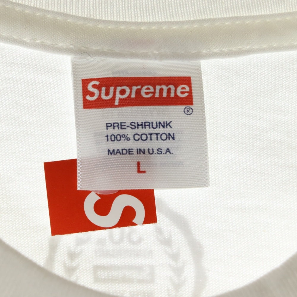 SUPREME(シュプリーム) 24SS 30th Anniversary First Tee 30周年 アニバーサリー ファースト プリント クルーネック 半袖Tシャツ カットソー ホワイト